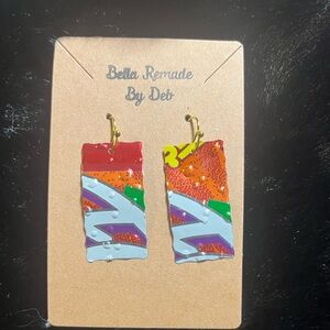 Upcycled Unique Earrings